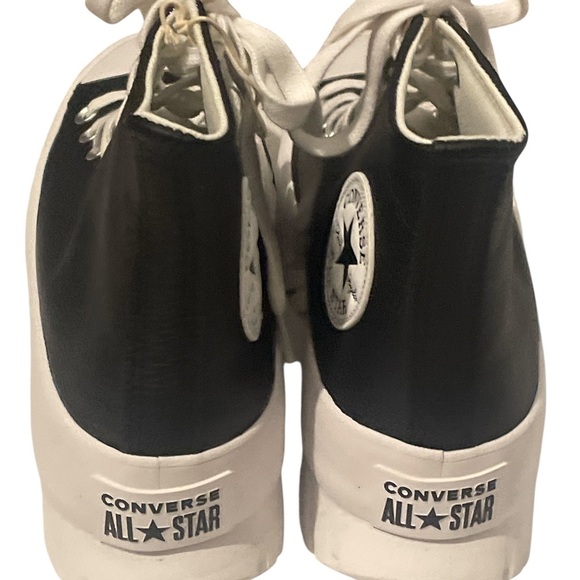 Converse All Star Black and White Chunky Sneakers - Picture 2 of 3